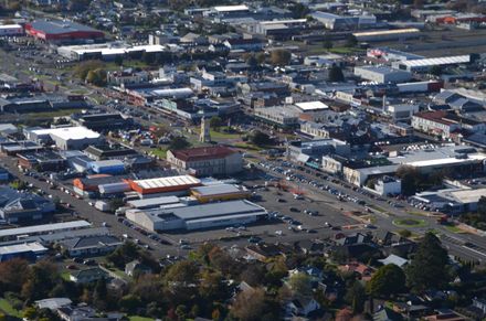 Aerial view of Central Business Centre