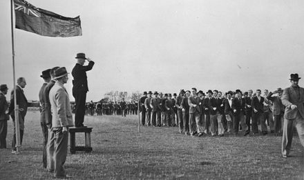Feilding Home Guard Parade, c. 1941 - Resource cover image