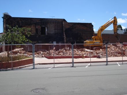Demolition of Central Auto Site