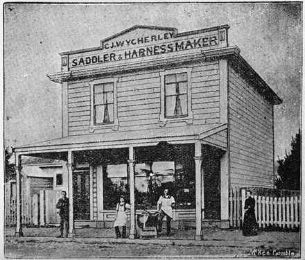 C. J. Wycherley's Saddler & Harness Maker, c. 1890