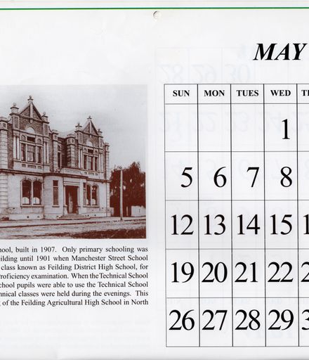 Page 11: Feilding Then and Now Calendar