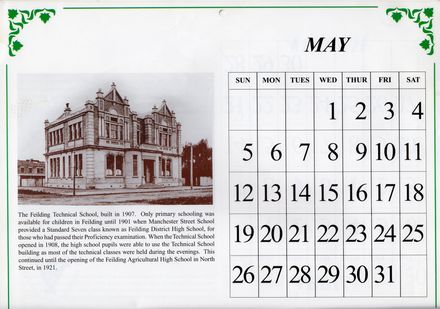 Page 11: Feilding Then and Now Calendar