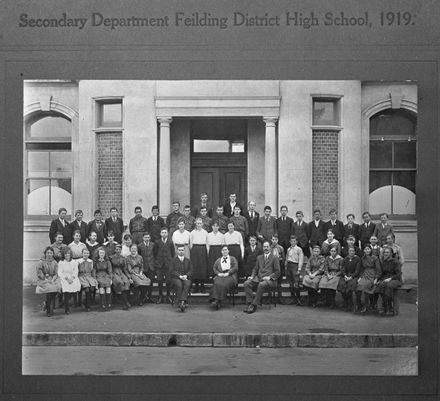 Feilding District High School Secondary Students, c. 1919