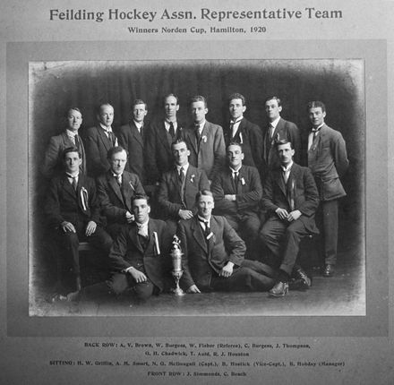 Feilding Hockey Association Representative Team, c. 1920