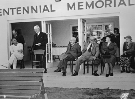 Opening of cricket pavilion