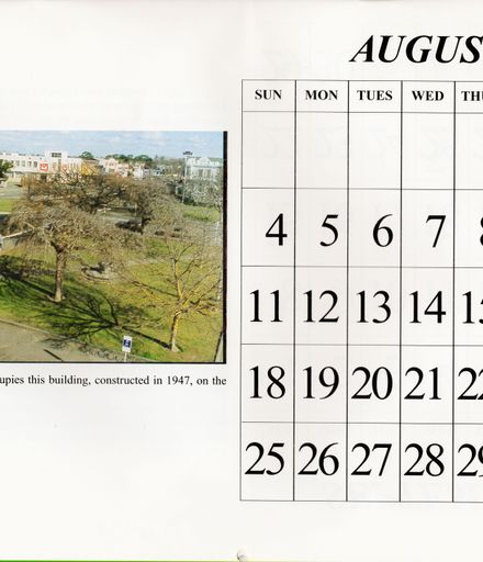 Page 2: Feilding Then and Now Calendar