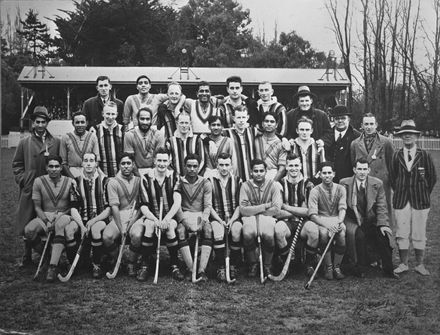 The Prince of Manavadar's State Hockey Team, c. 1938