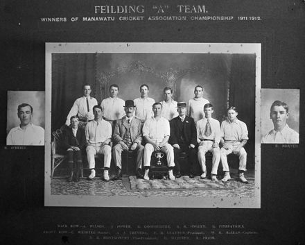 Feilding Cricket Team, c. 1911
