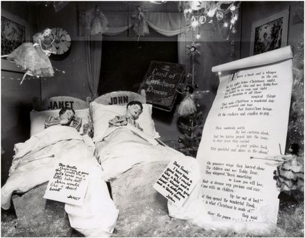 Cobbes' of Feilding display & advertising work by Peter Pitman