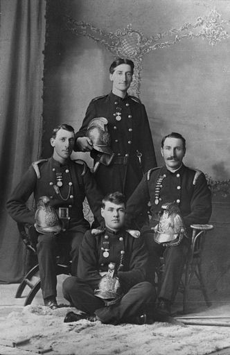 Feilding Fire Brigade Officers, c. 1914