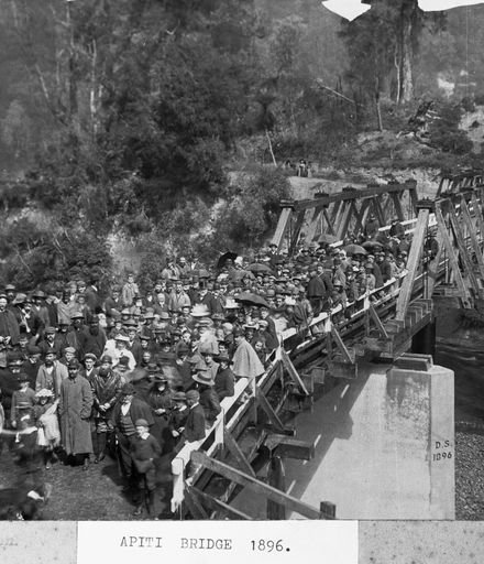 Apiti Bridge Opening, c. 1896