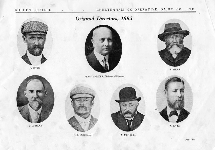 Page 6: Golden Jubilee 1893-1943  Cheltenham Co-operative Dairy Co. Ltd
