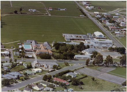 Aerial View of Feilding Agricultural High School