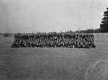 In camp at Feilding racecourse