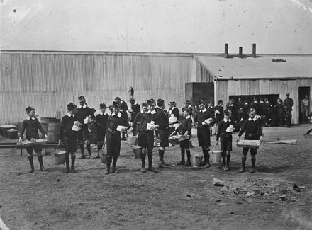 Cadet Corps at Christchurch exhibition