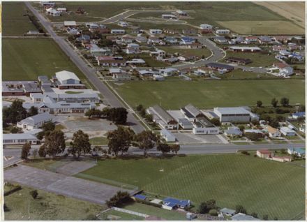 Aerial View of Feilding Agricultural High School