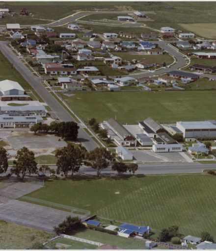 Aerial View of Feilding Agricultural High School