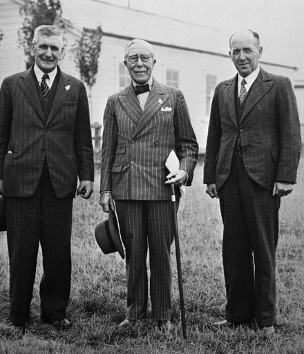 L.J.Wild, Lord Bledisloe and R.McKinnon