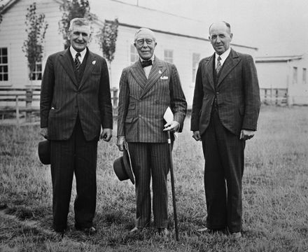 L.J.Wild, Lord Bledisloe and R.McKinnon