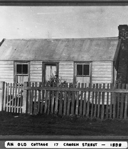 Camden Street Cottage, c. 1898