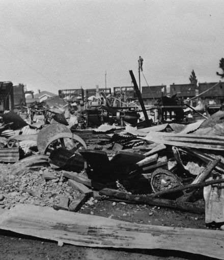 Feilding Box Factory Fire, c. 1939
