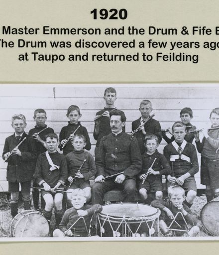 1920 Band Master Emmerson and the Drum & Fife Band