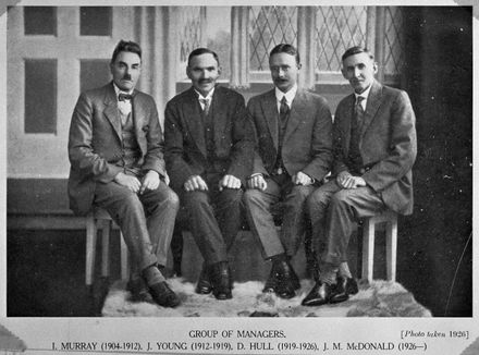 Managers of Cheltenham Co-Operative Dairy Co., c. 1926