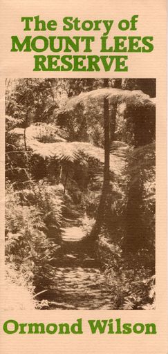 Page 1: Mount Lees Reserve Brochure