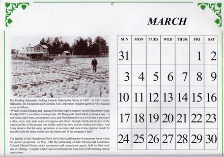 Page 10: Feilding Then and Now Calendar