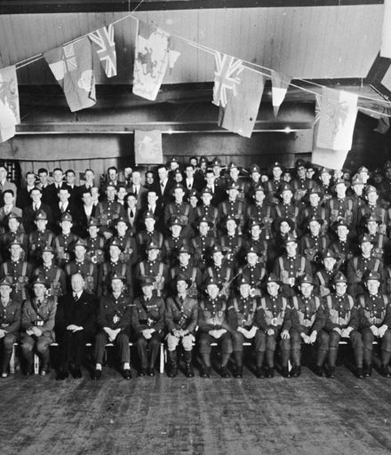 Soldiers in Drill Hall, c. 1940