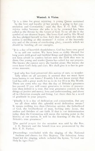 Page 10: Celebration of Queen's Coronation & Visit