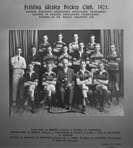 Feilding Wesley Hockey Club, c. 1925