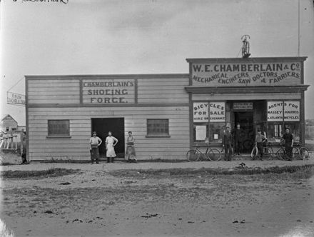 W.E.Chamberlain - shoeing forge and cycle shop