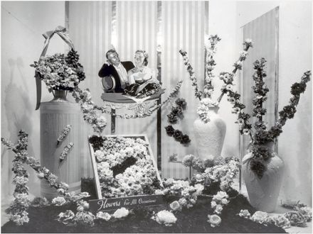 Cobbes' of Feilding display & advertising work by Peter Pitman