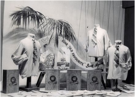 Cobbes' of Feilding display & advertising work by Peter Pitman