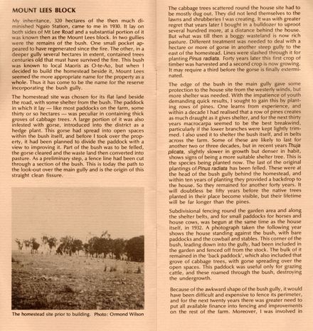 Page 3: Mount Lees Reserve Brochure