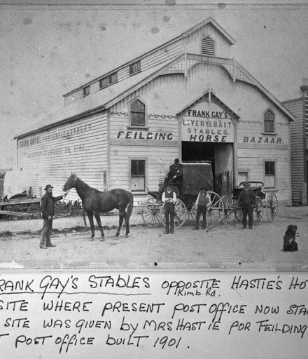 Feilding horse bazaar - 1893