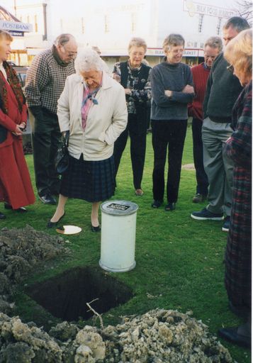 Burying the Time Capsule, c. 1999