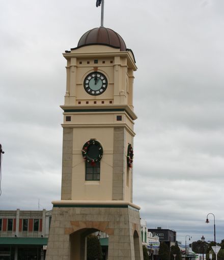 Feilding Clock Tower, Stopped by Earthquake, c. 2016