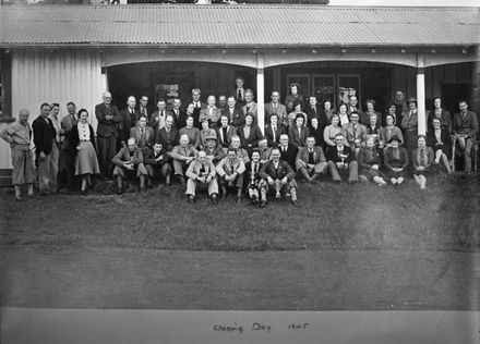 Closing of Old Feilding Golf Clubhouse, c. 1945