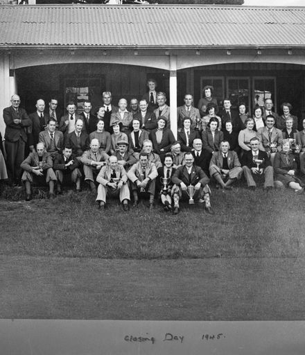 Closing of Old Feilding Golf Clubhouse, c. 1945