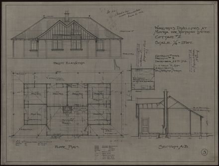 2021Pa_LGWest-S4-107_035152_003 -  Plans for accommodation at Moutoa Flaxmill