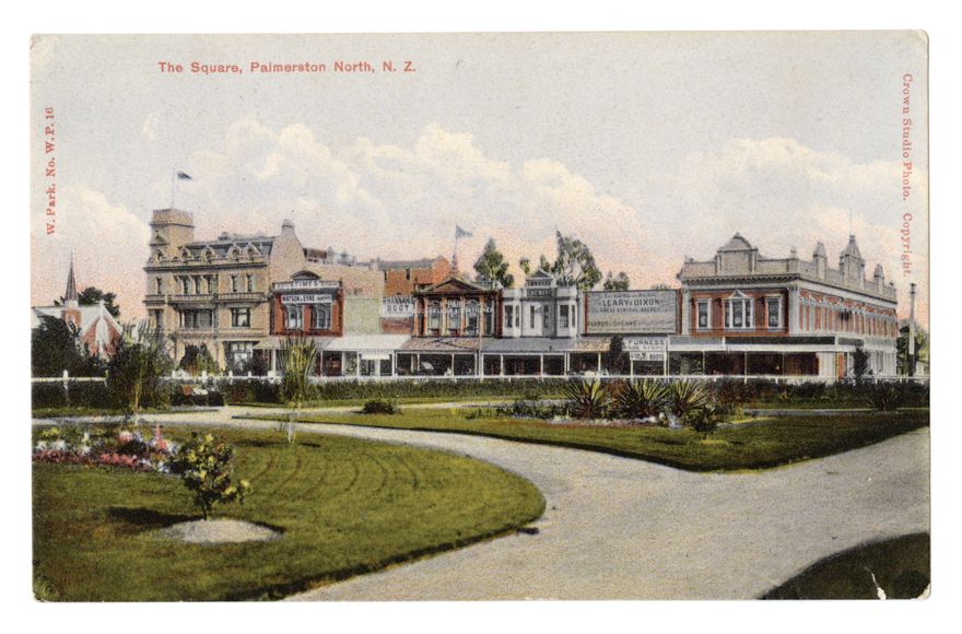 Postcard - The Square, Palmerston North