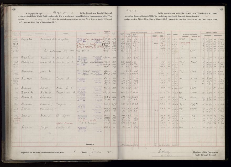 Rate book, 1911-1912 - 2021Pa_PNCC2-23-2-V19_034000-0051