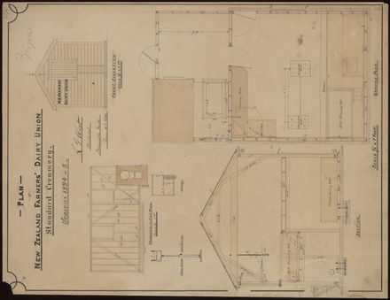 Plans of New Zealand Farmers' Dairy Union Standard Creamery
