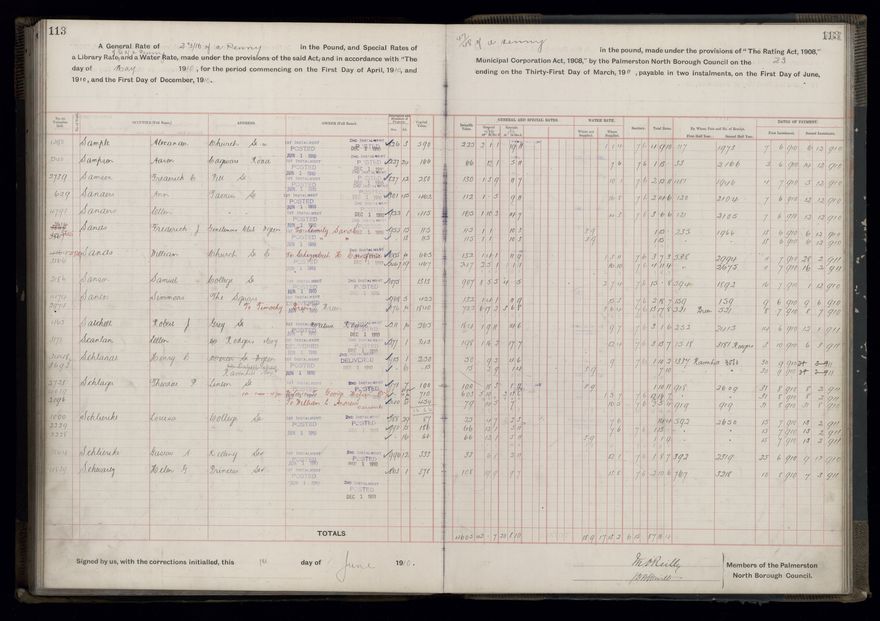 Rate book, 1910-1911 - 2021Pa_PNCC2-23-2-V18_033999-0116