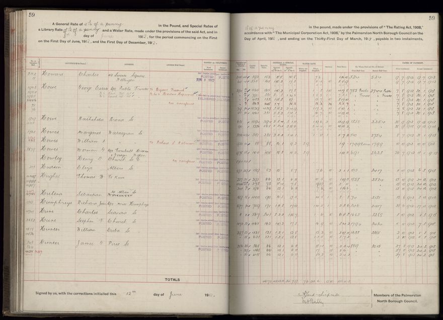 Rate book, 1912-1913 - 2021Pa_PNC2-23-2-V20_034001-0062