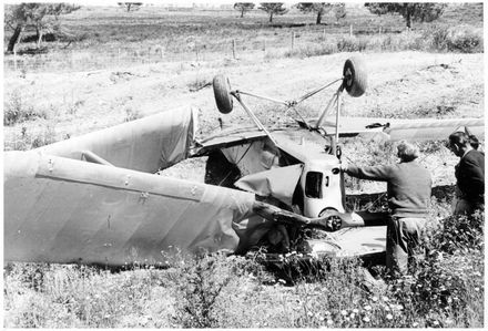 Crashed Tiger Moth, Taupo