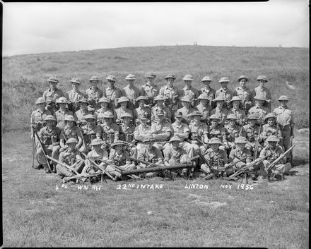4th Platoon, WN Regiment, 22nd Intake, Central District Training Depot, Linton - Resource cover image