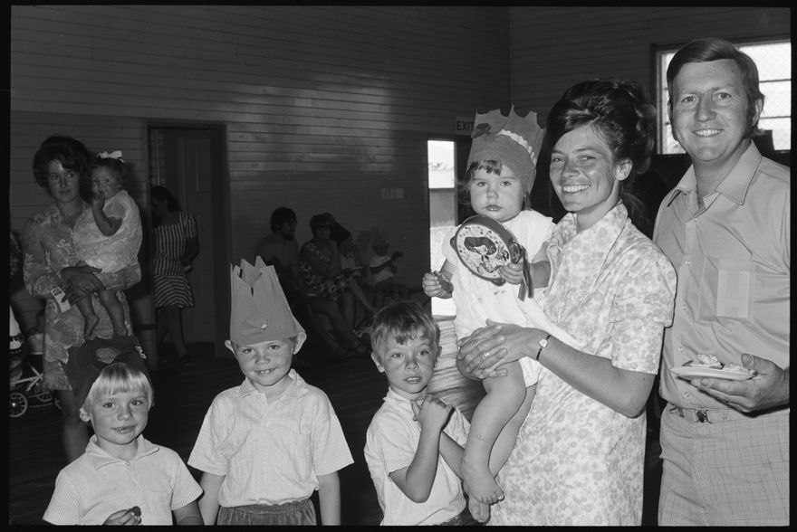 Children after meeting Santa